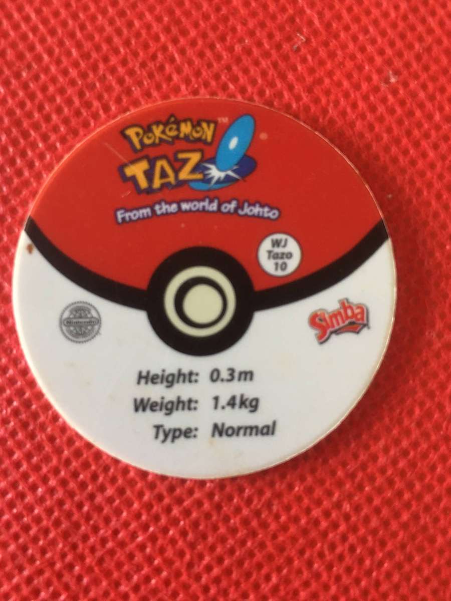 VINTAGE POKEMON TAZO - NO. 10 - TOGEPI