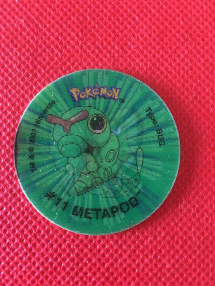 VINTAGE POKEMON TAZO - 3D - NO. 10 - CATERPIE
