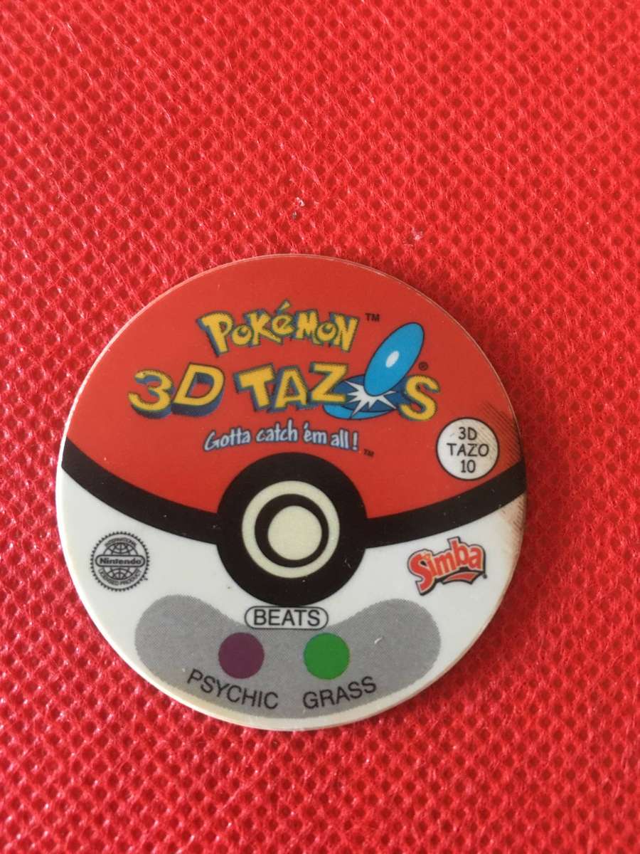 VINTAGE POKEMON TAZO - 3D - NO. 10 - CATERPIE