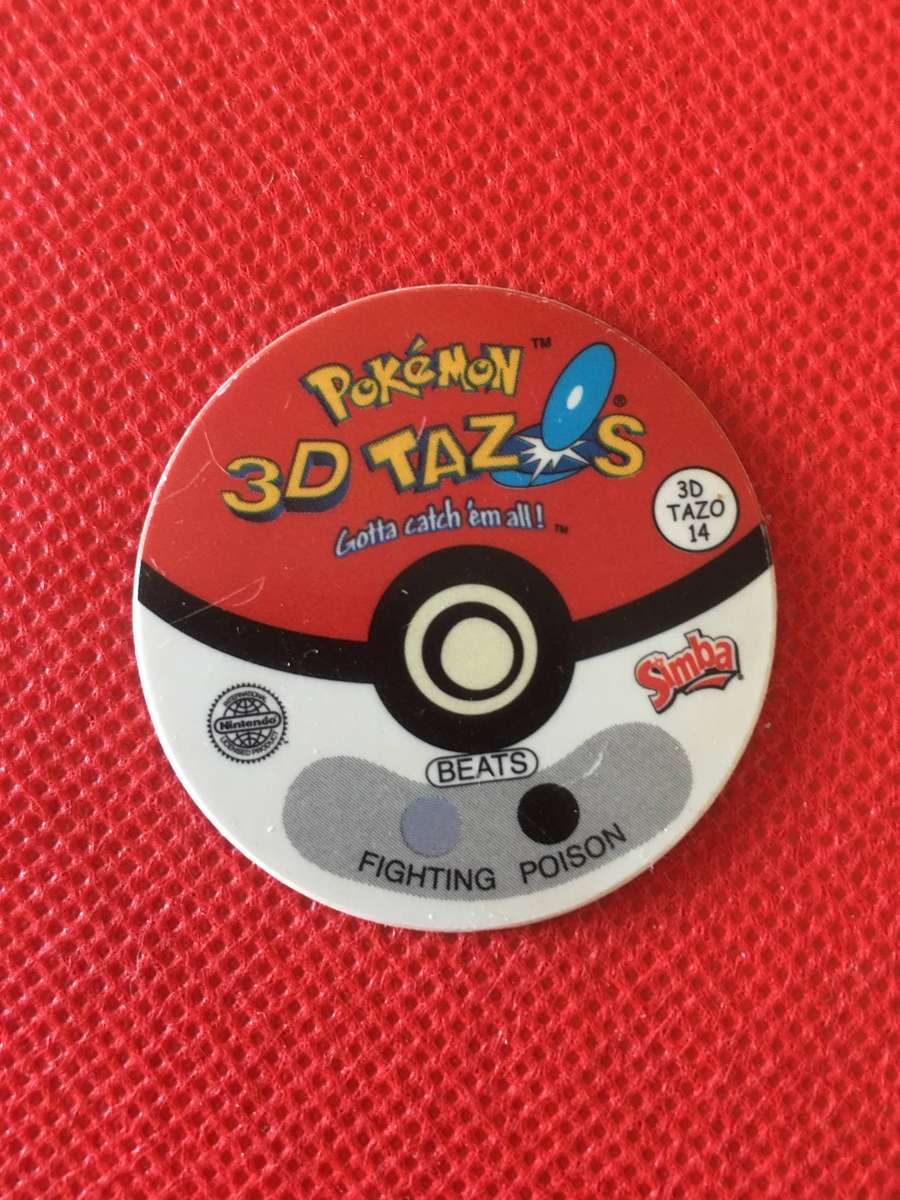 VINTAGE POKEMON TAZO - 3D - NO 14 - KADABRA