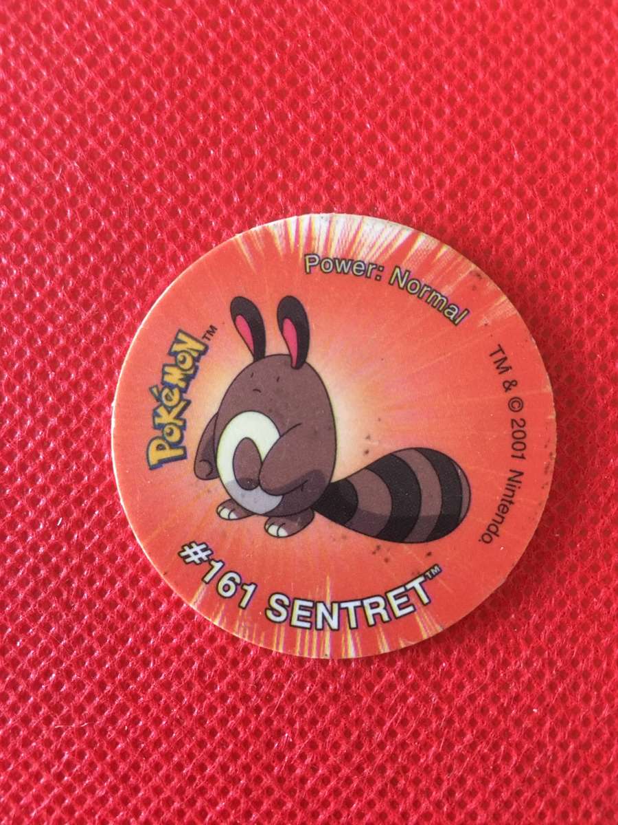VINTAGE POKEMON TAZO - NO. 32 - SENTRET