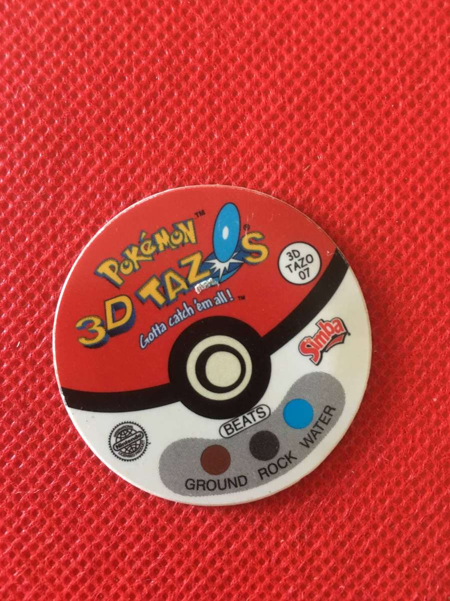 VINTAGE POKEMON TAZO - 3D - NO.7 - VILEPLUME