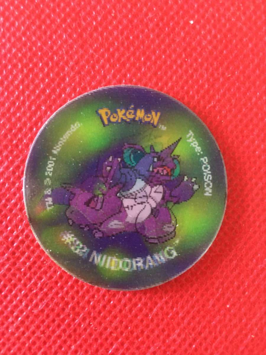 VINTAGE POKEMON TAZO - 3D - NO. 13 - NIDORINO