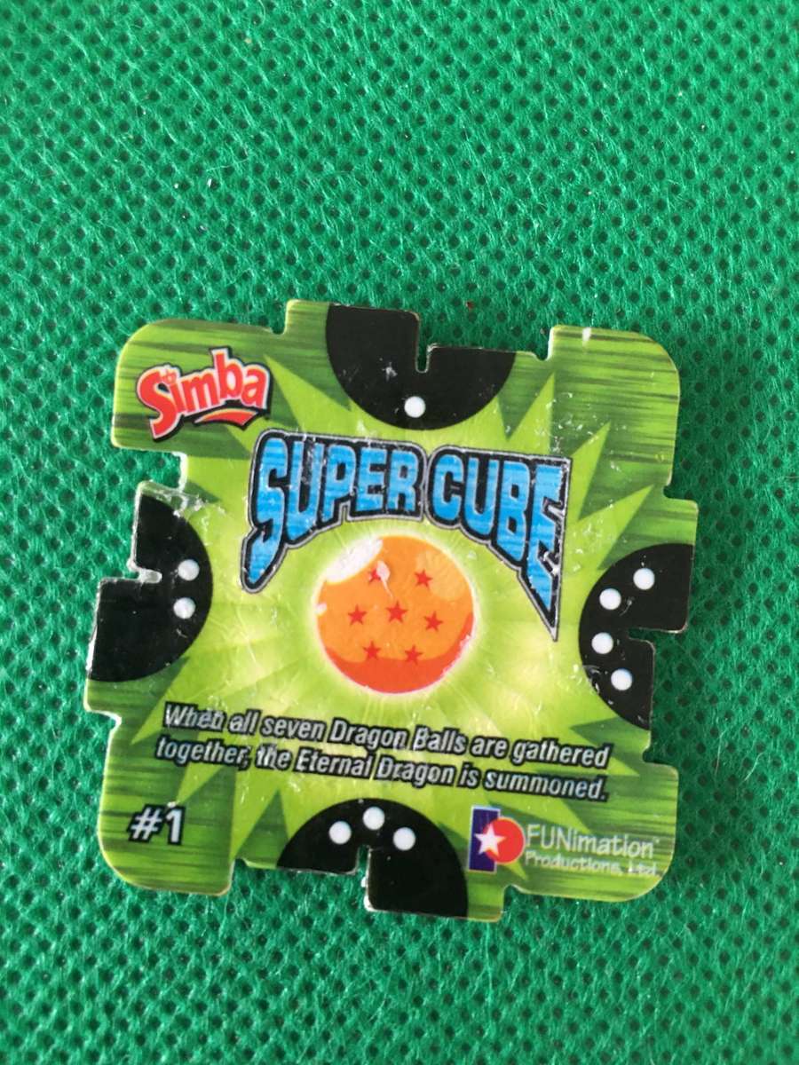 SIMBA - SUPER CUBE DRAGONBALL Z TAZO - NO . 1