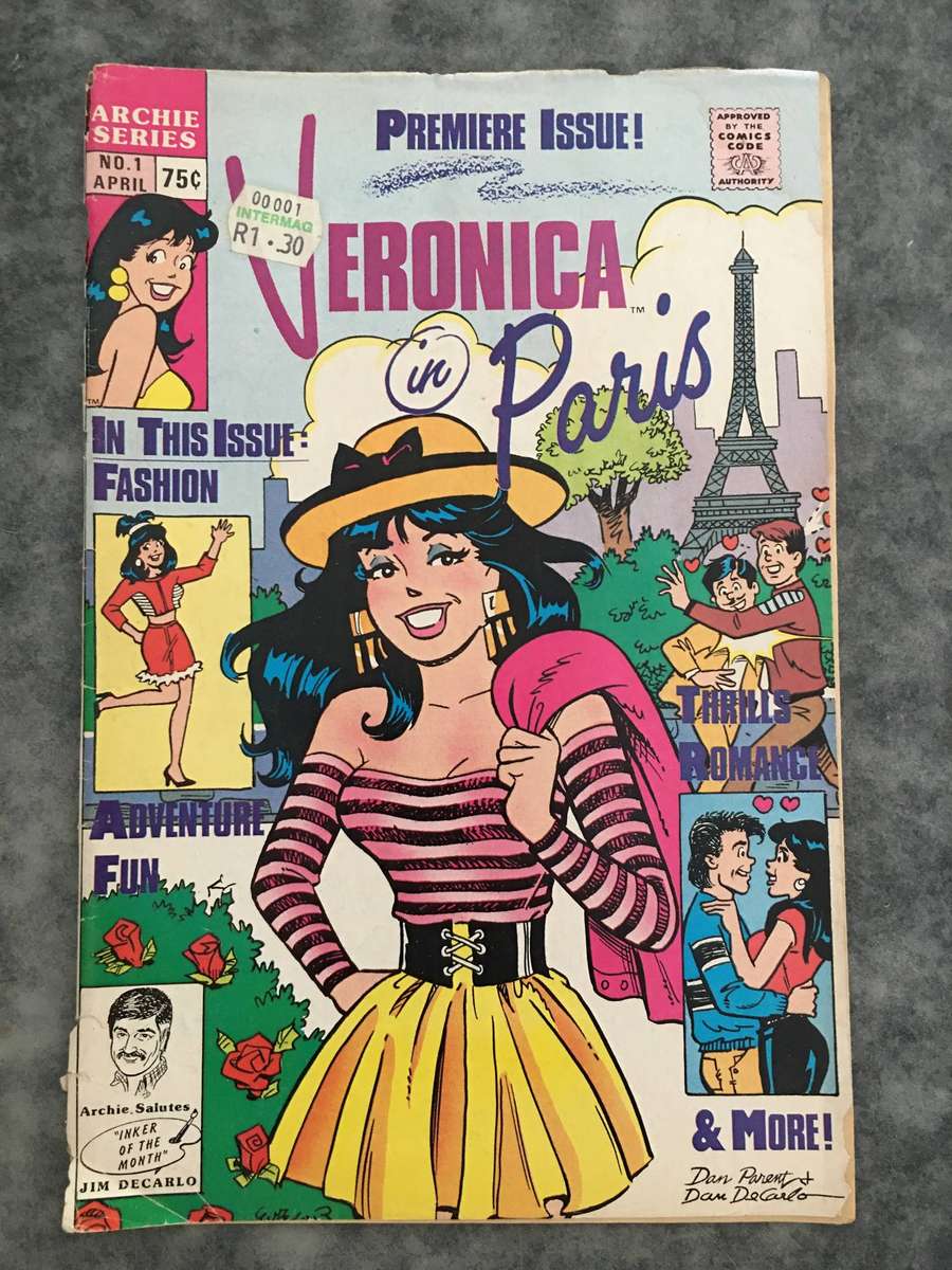 ARCHIE SERIES - VERONICA IN PARIS - NO. 1  - 1989