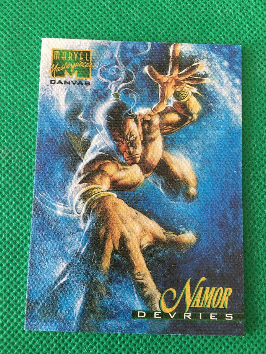 MARVEL MASTERPIECES  TRADING CARD / DC -CANVAS -NAMOR / DEVRIES