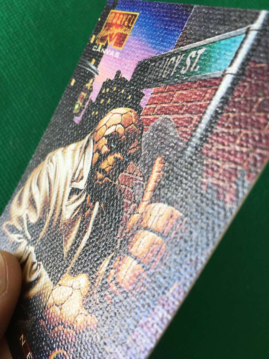 MARVEL MASTERPIECES TRADING CARD - CANVAS / THING / NELSON