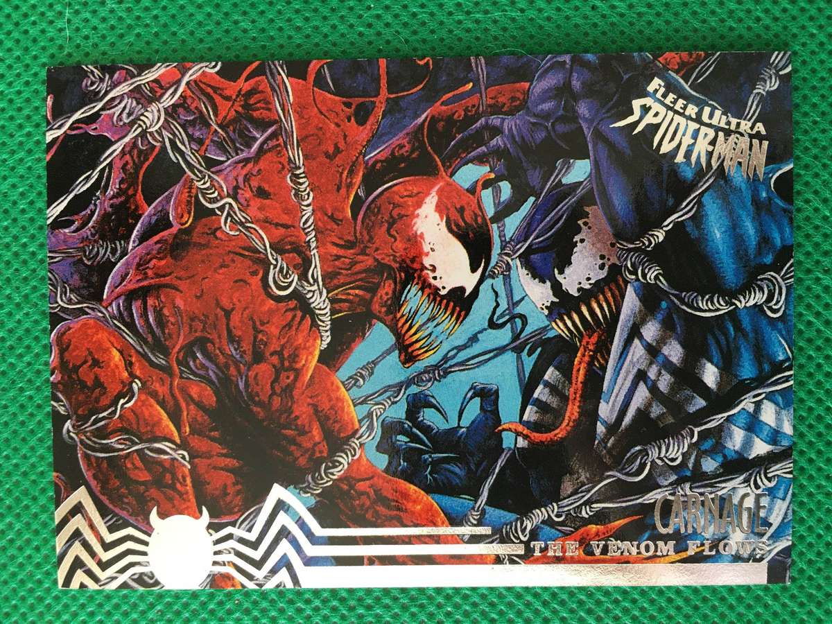 FLEER ULTRA SPIDERMAN  TRADING CARD  - CARNAGE