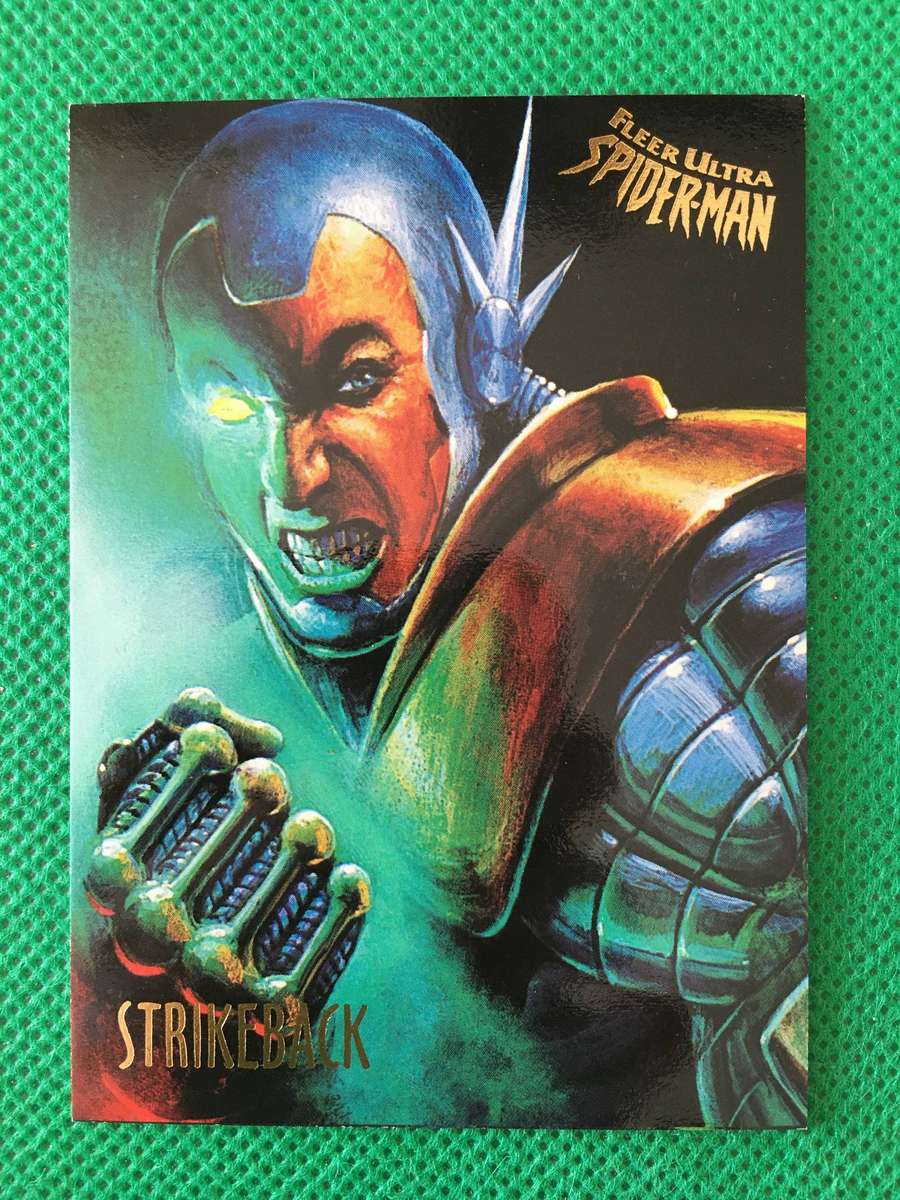 FLEER ULTRA SPIDERMAN  TRADING CARD  - STRIKEBACK