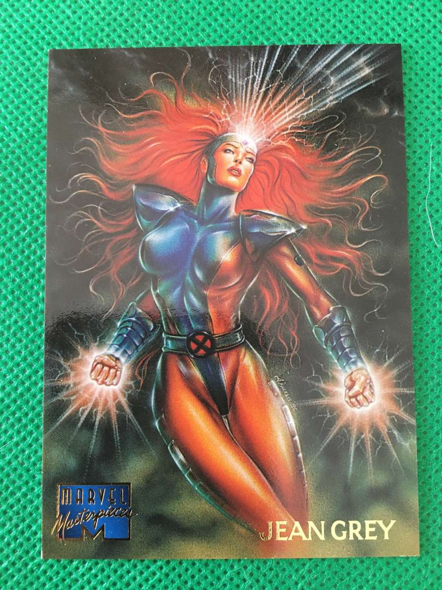 FLEER / DC / MARVEL / MASTERPIECES  -  TRADING CARD - JEAN GREY