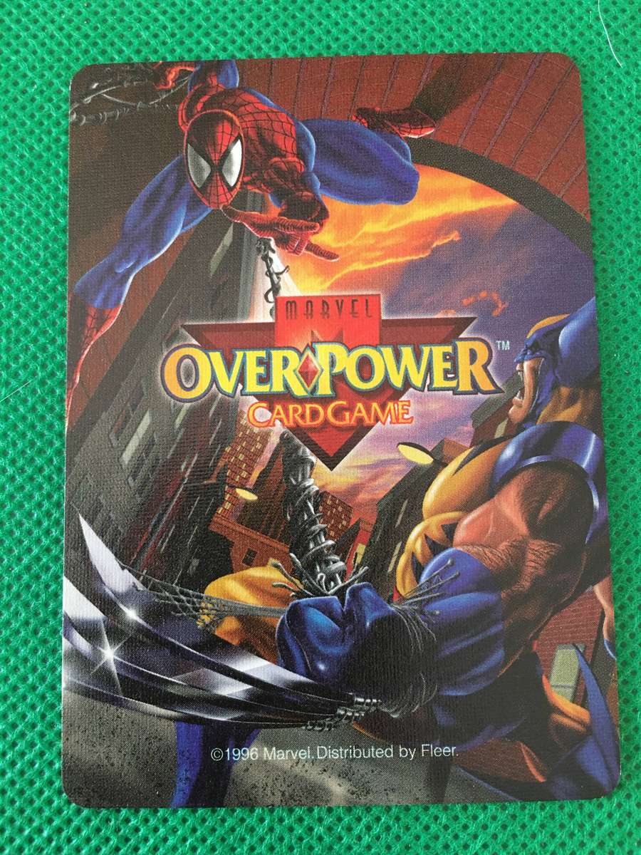 FLEER MARVEL OVER POWER CARD GAME - CAPTAIN UNIVERSE