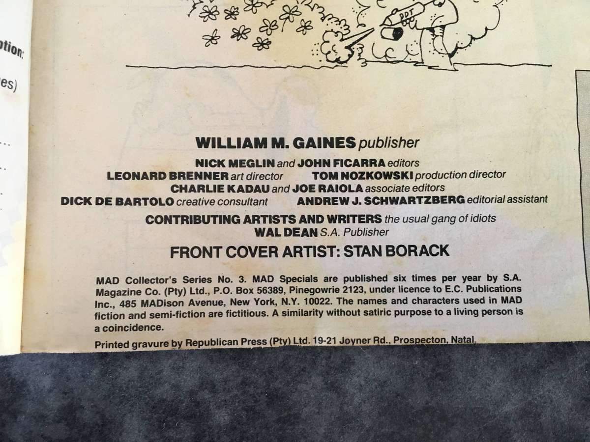 VINTAGE MAD COLLECTORS NO. 3  - MAD MAGAZINE