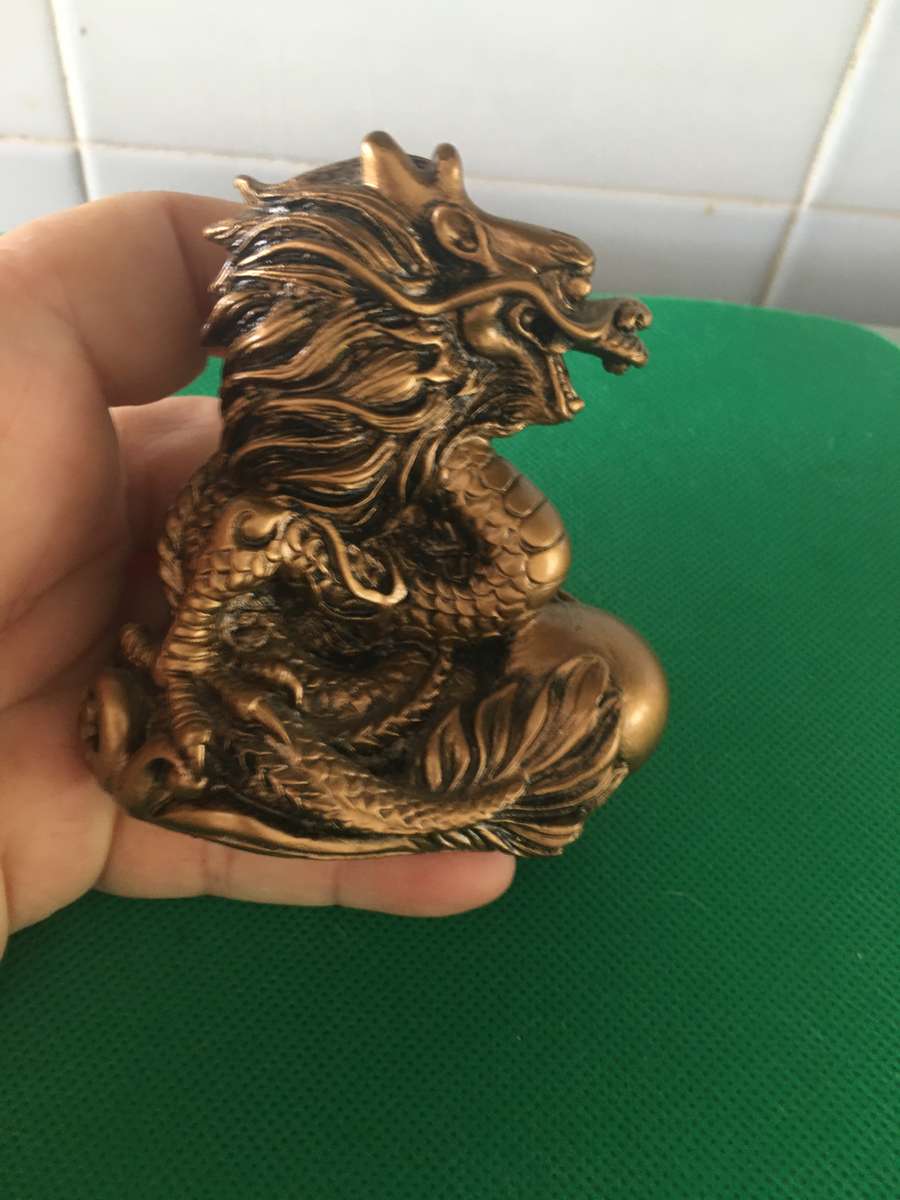 ORIENTAL LUCK DRAGON FIGURE