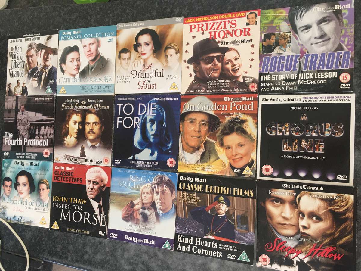 15 DAILY MAIL MOVIES IN DVD FORM