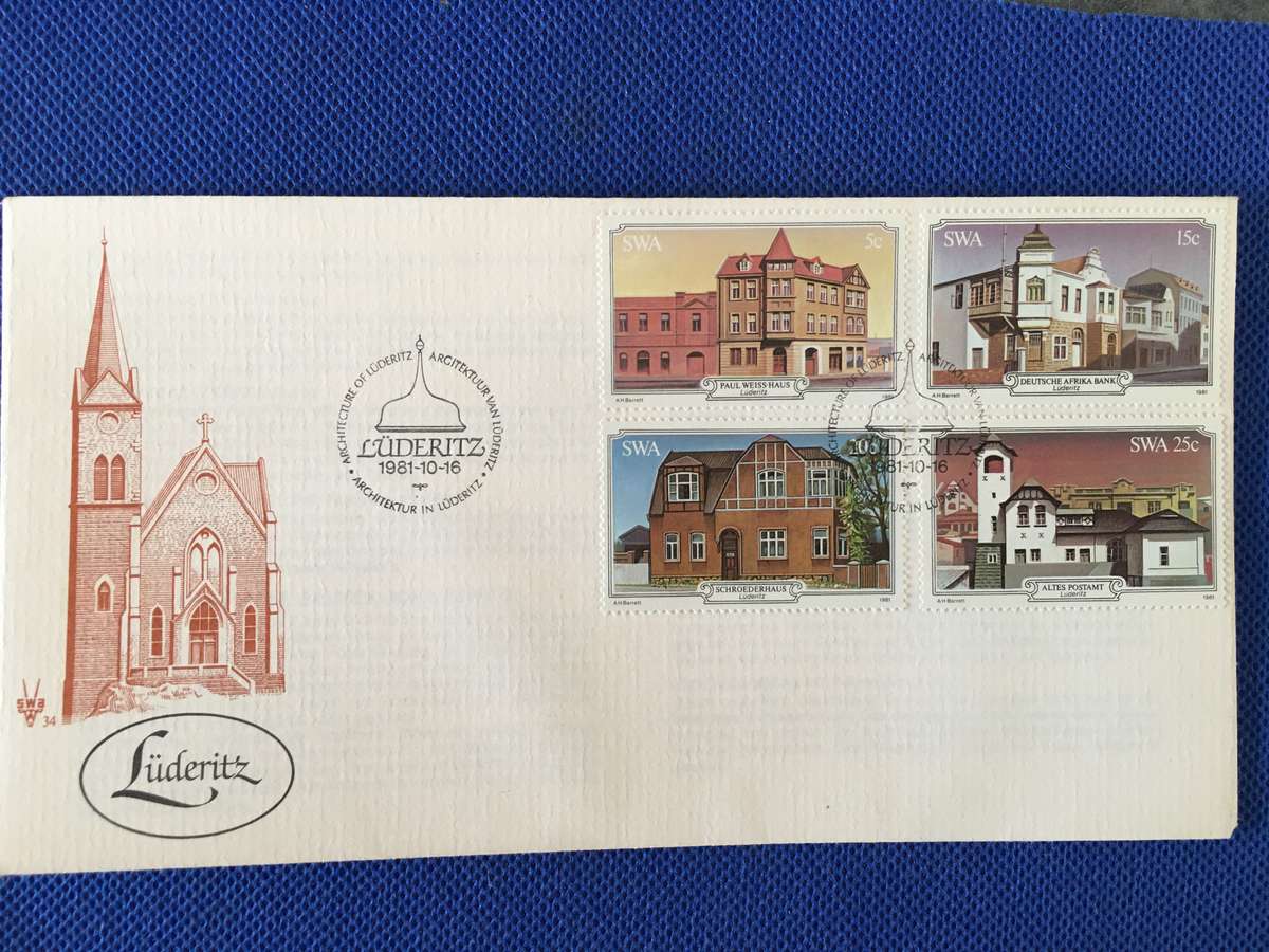 NAMIBIA FIRST DAY COVER - LUDERITZ