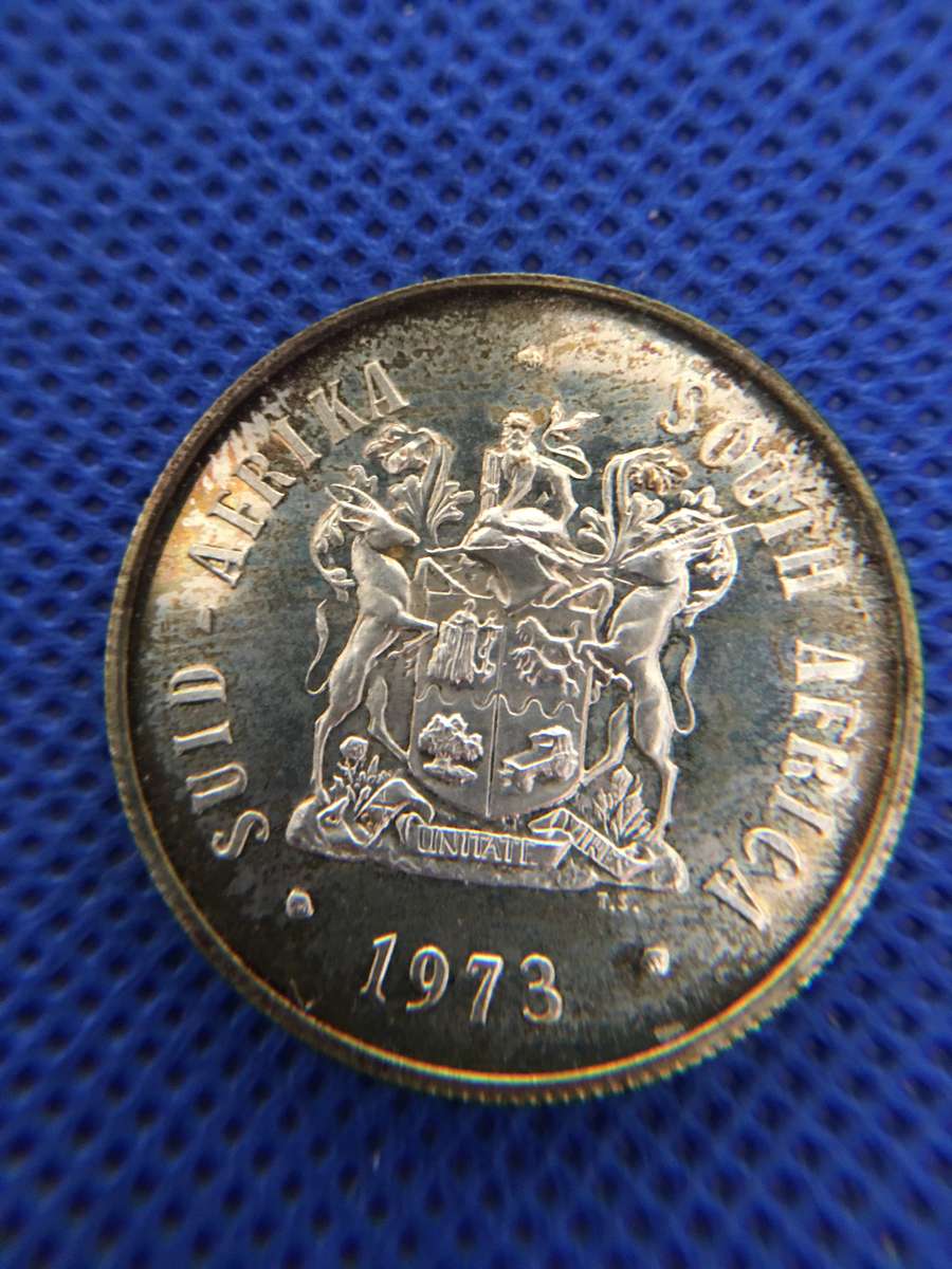 SOUTH AFRICA  LOT OF 9 CRESTED COINS  - (A12)  R1   50c  20c  10c  5c  5c 2c 1c 1/2c