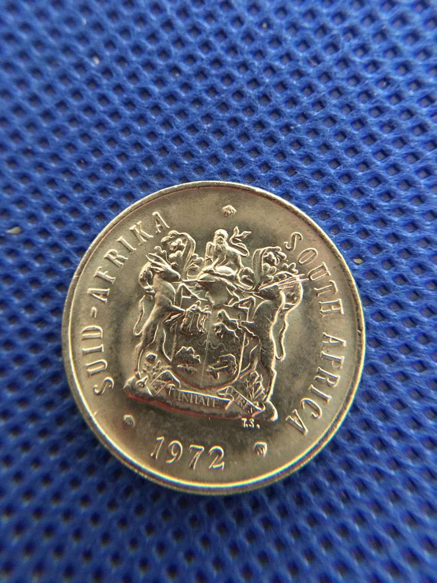 SOUTH AFRICA  LOT OF 9 CRESTED COINS  - (A12)  R1   50c  20c  10c  5c  5c 2c 1c 1/2c