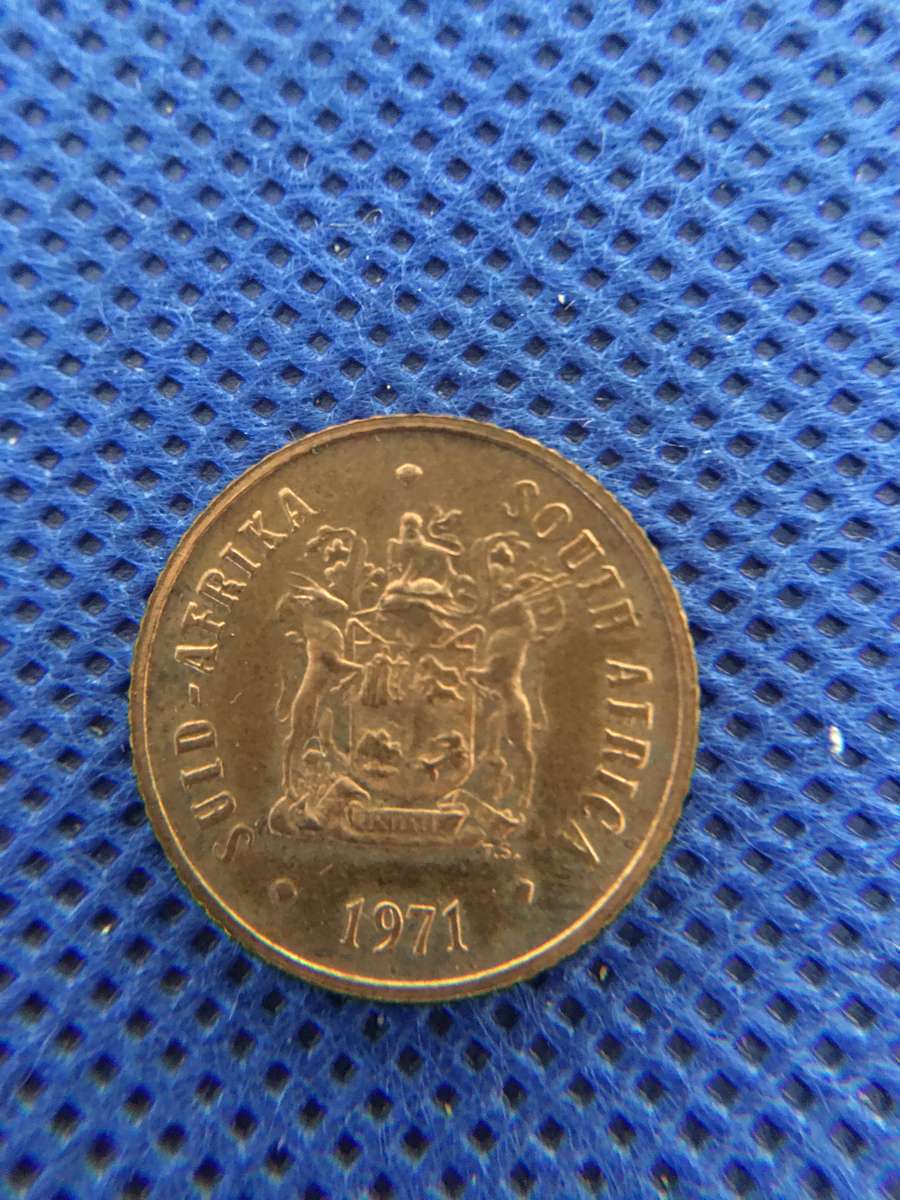 SOUTH AFRICA  LOT OF 9 CRESTED COINS  - (A12)  R1   50c  20c  10c  5c  5c 2c 1c 1/2c