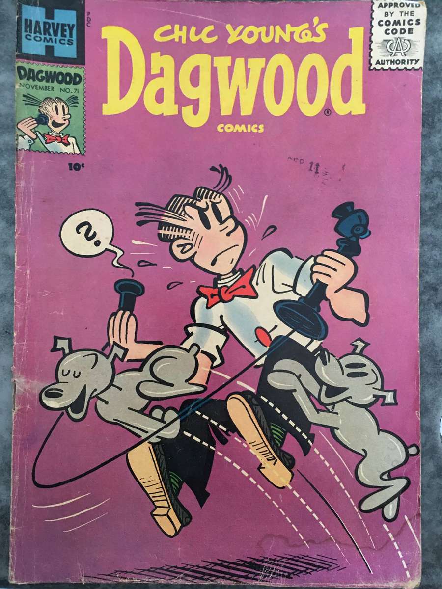 VINTAGE COMIC - HARVEY COMICS - DAGWOOD - VOL. 1 -NO. 71  - 1956