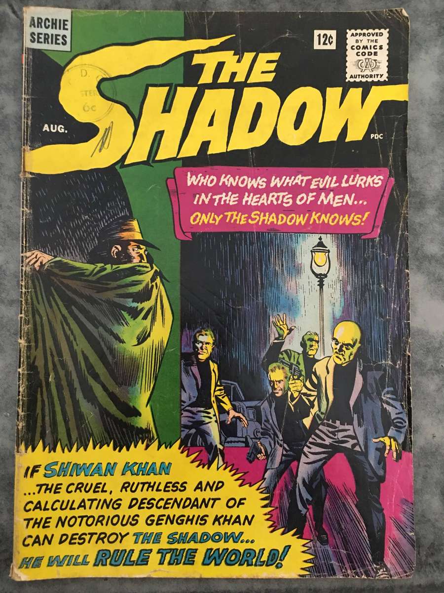 VINTAGE - ARCHIE SERIES COMIC - THE SHADOW - NO. 1  - 1964