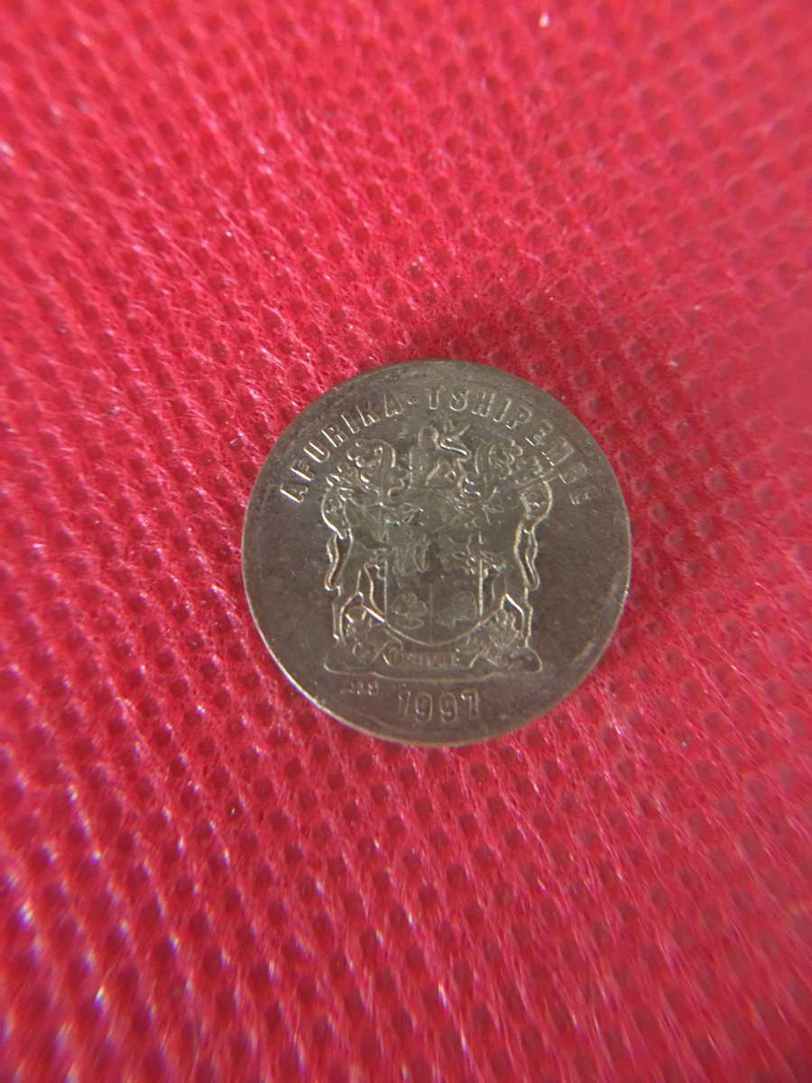 SOUTH AFRICA  2c x 2 - 1c x2  - 2 minis and 2 regular 1c and 2c coins - 1997 AA2