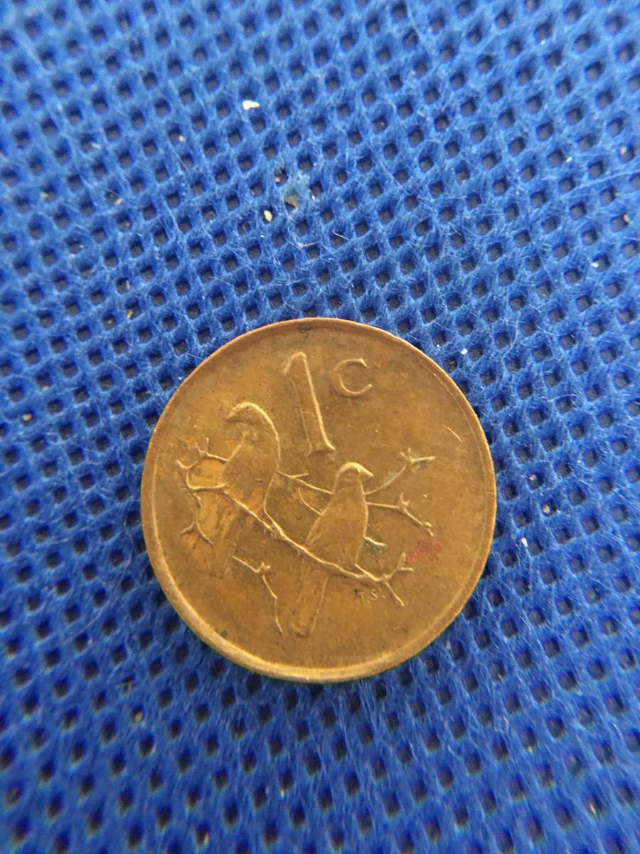 SOUTH AFRICA LOT OF 4 COINS  (A7) 2c  1c  5c 2c all crested coins