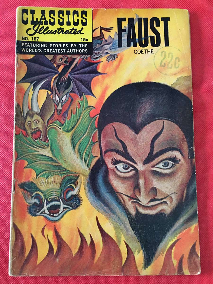 VINTAGE CLASSICS ILLUSTRATED NO. 167 - FAUST - 1967