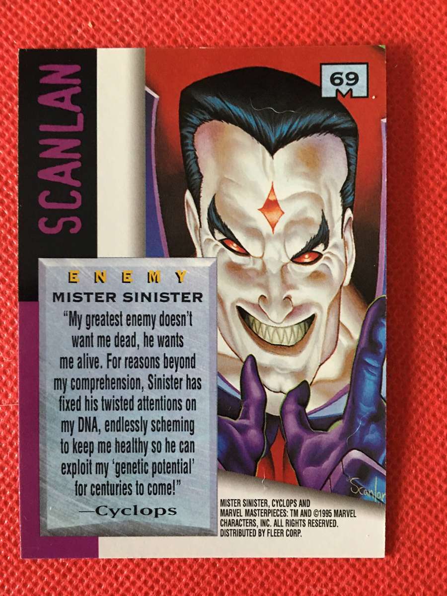 DC / MARVEL MASTERPIECES TRADING CARD -  MISTER SINISTER