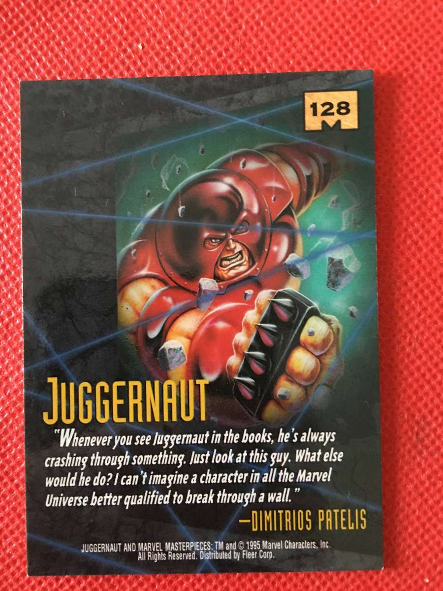 MARVEL MASTERPIECES TRADING CARD - SIGNATURE SERIES - JUGGERNAUT