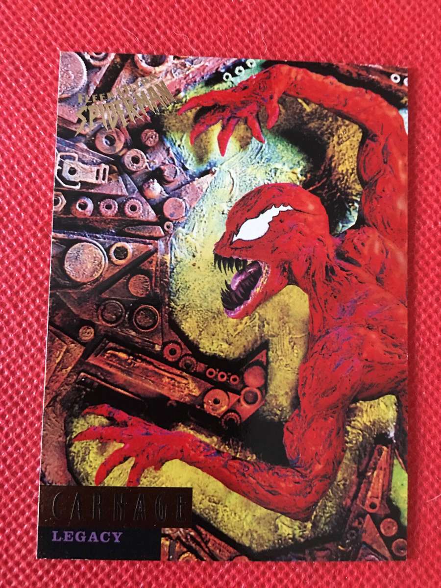 FLEER ULTRA SPIDERMAN  TRADING CARD  -  CARNAGE