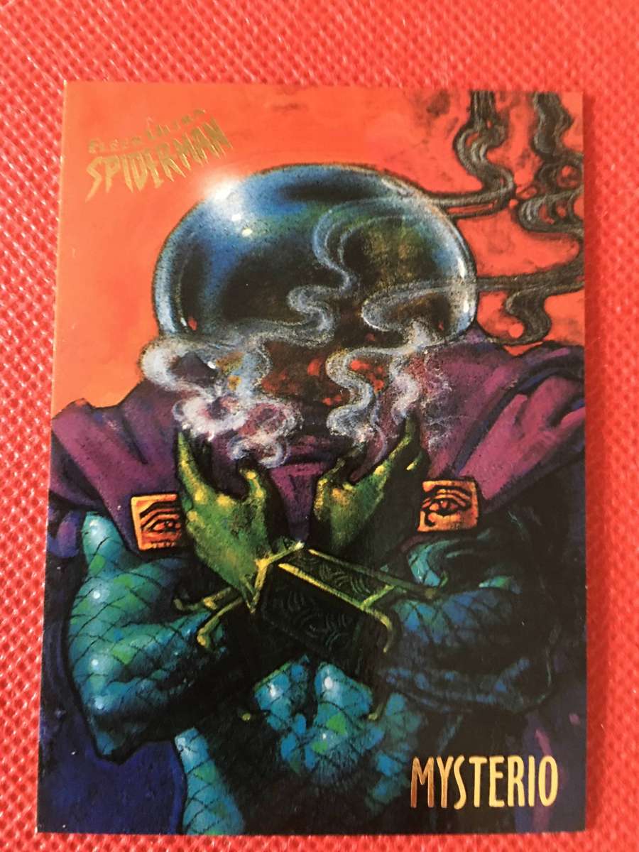 FLEER ULTRA SPIDER-MAN  TRADING CARD  -  MYSTERIO