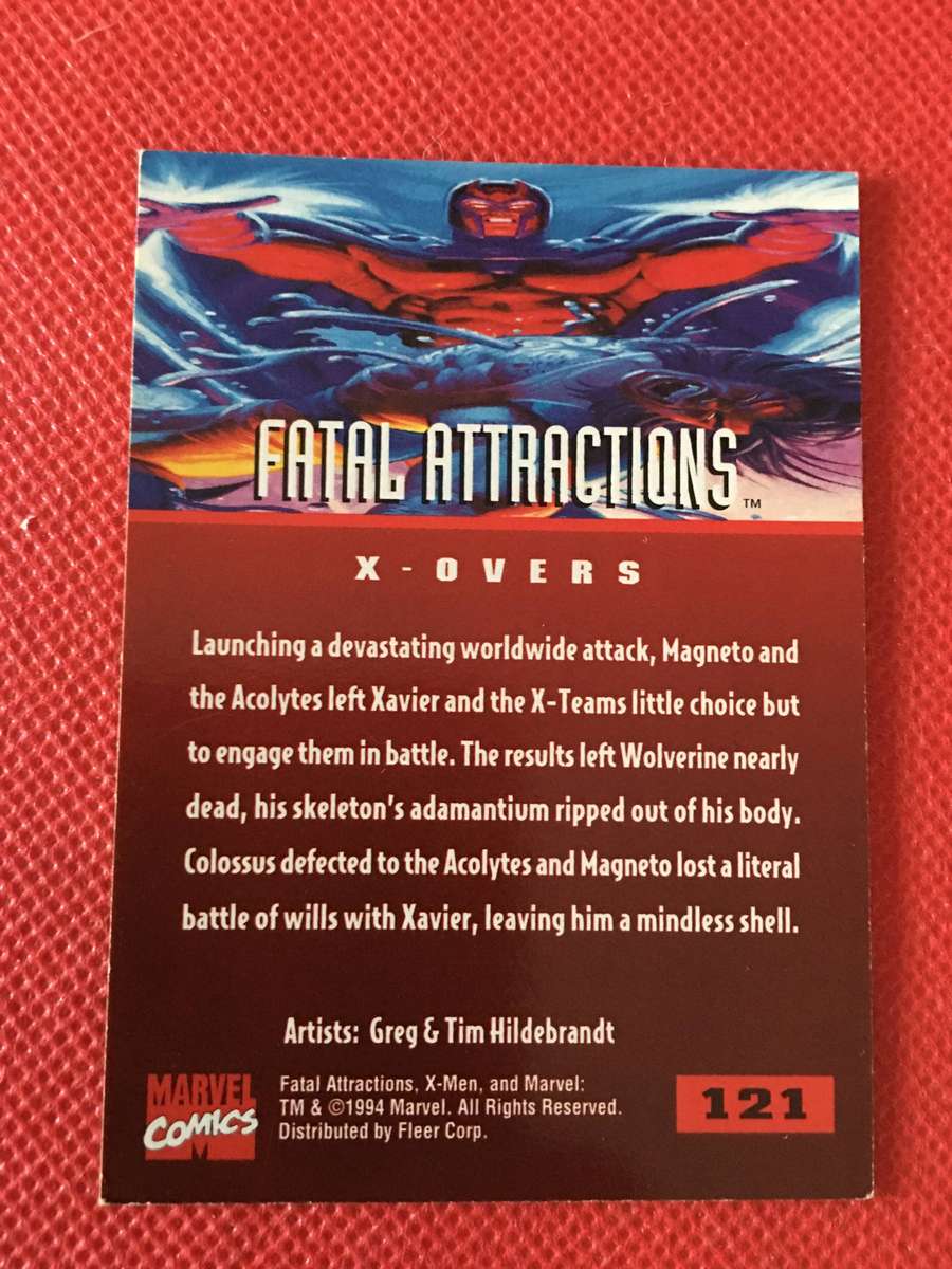 DC / MARVEL - FLEER ULTRA - X-MEN - TRADING CARD - FATAL ATTRACTION