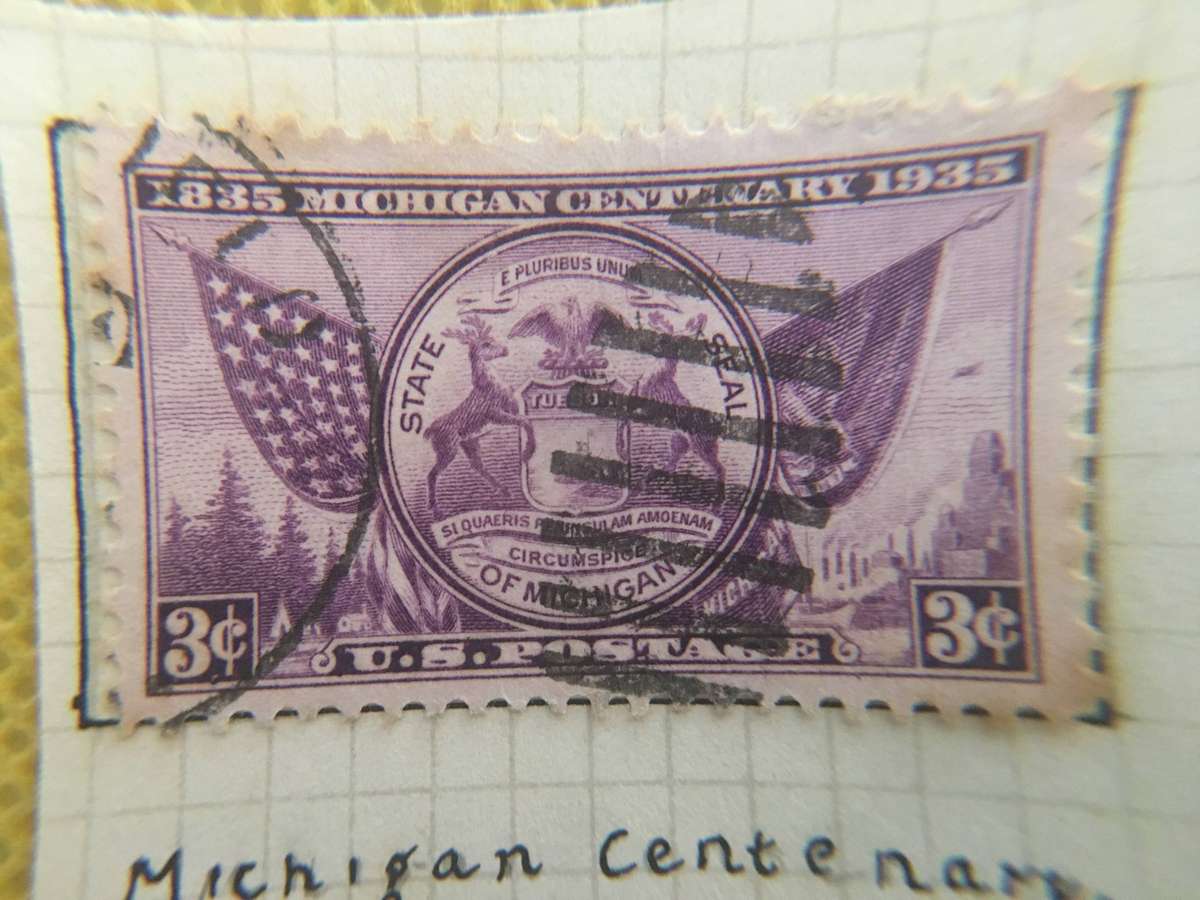AMERICA USED STAMP 1935 USED 3c