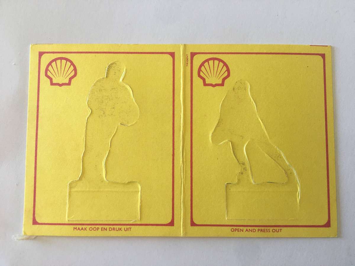 VINTAGE SHELL RUGBY PLAYER 1970 -FOLD OUTS - NORTH WESTERN CAPE & GRIQUALAND WEST