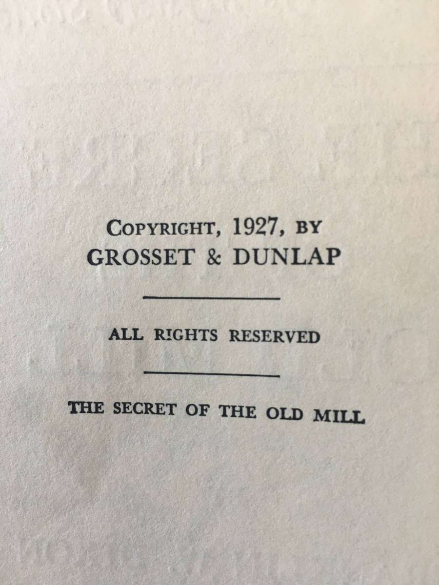 VINTAGE THE HARDY BOYS - 1927