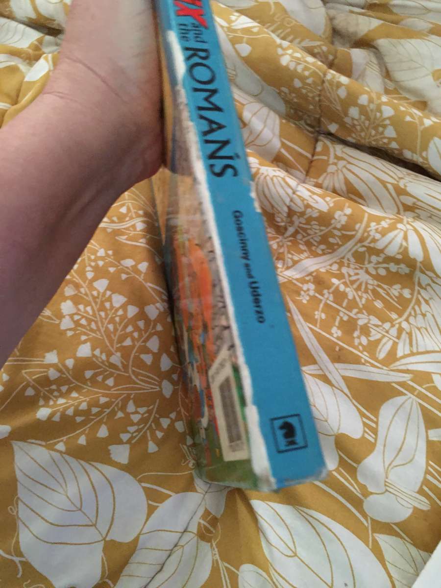 ASTERIX AND ROMANS - HARD COVER - THE OMNIBUS EDITION  - 1986 - PRINTED IN BELGIUM 24 X 18 1/2 CM