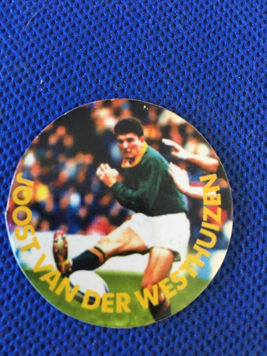 ARLENCO - TAZOS OR SLAMMERS - SOUTH AFRICA - RUGBY - NO. S171 - JOOST VAN DER WESTHUIZEN