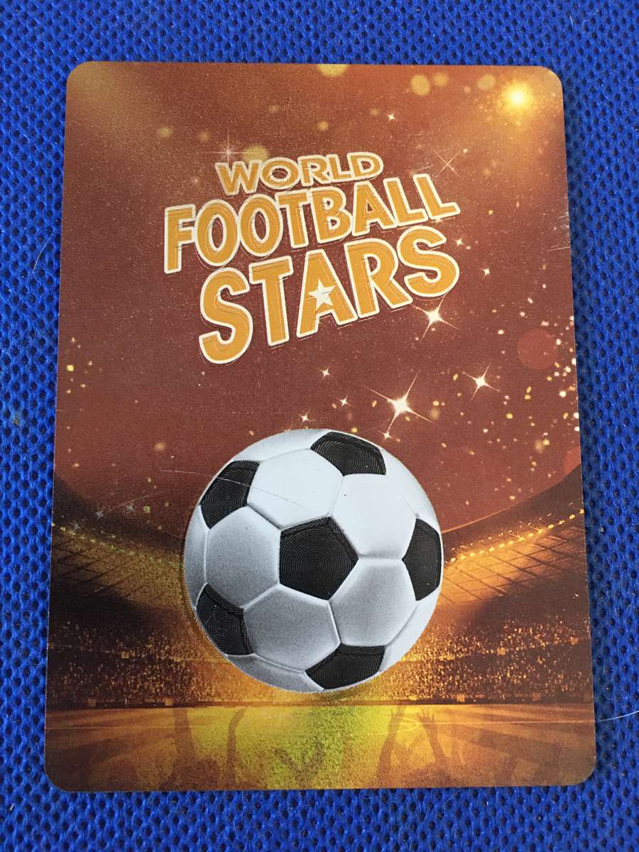 WORLD FOOTBALL STARS - METALLIC SOCCER CARD - CRISTIANO RONALDO