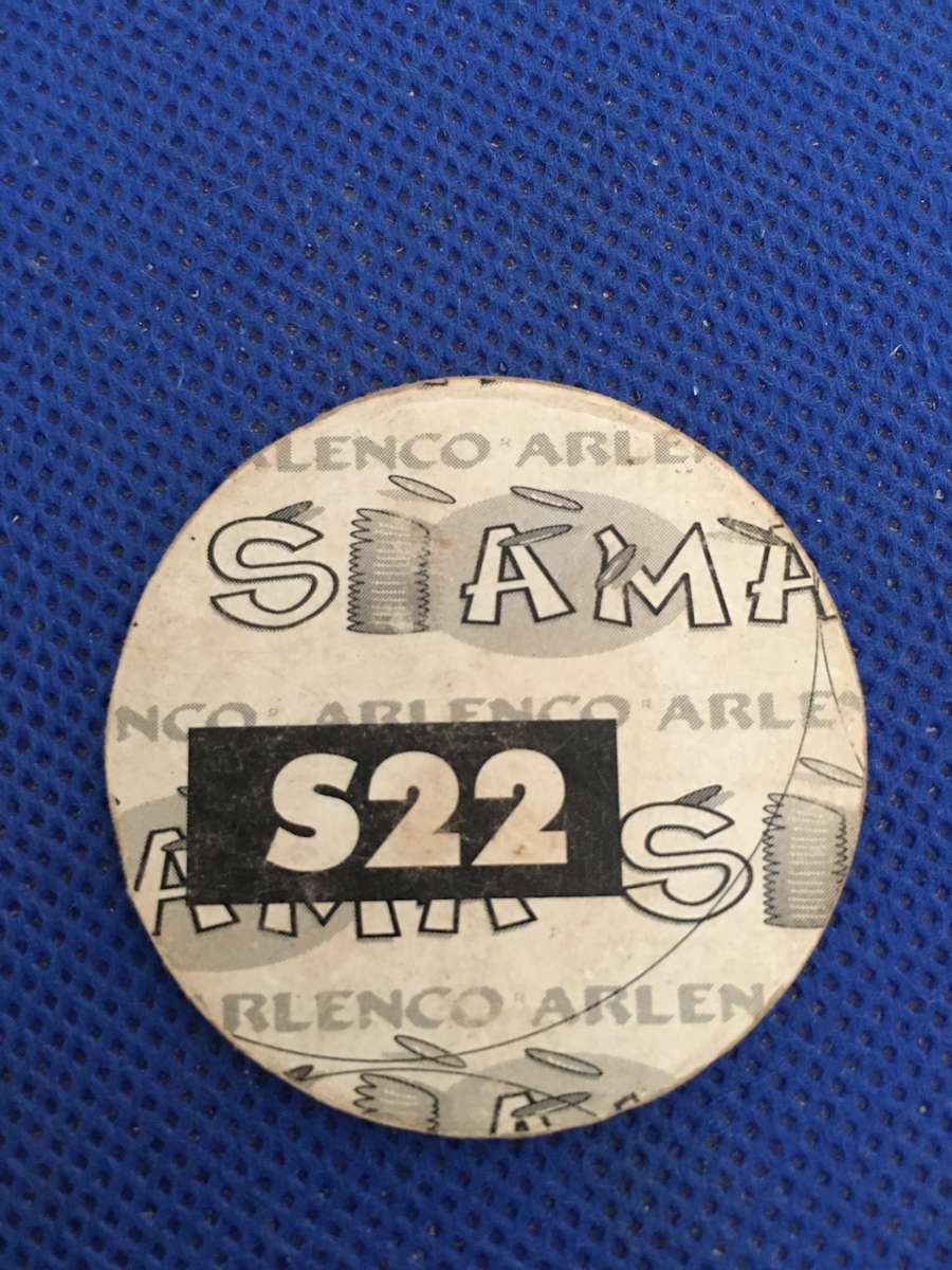 ARLENCO - TAZOS OR SLAMMERS - SOUTH AFRICA - RUGBY - NO. S22 -  BOKKIE EMBLEM