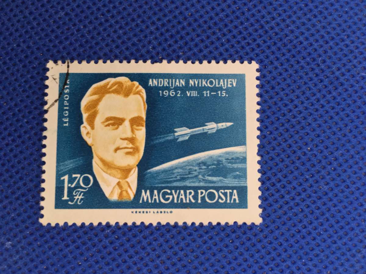 HUNGARY  STAMPS ASTRONAUTS - 4 USED STAMPS
