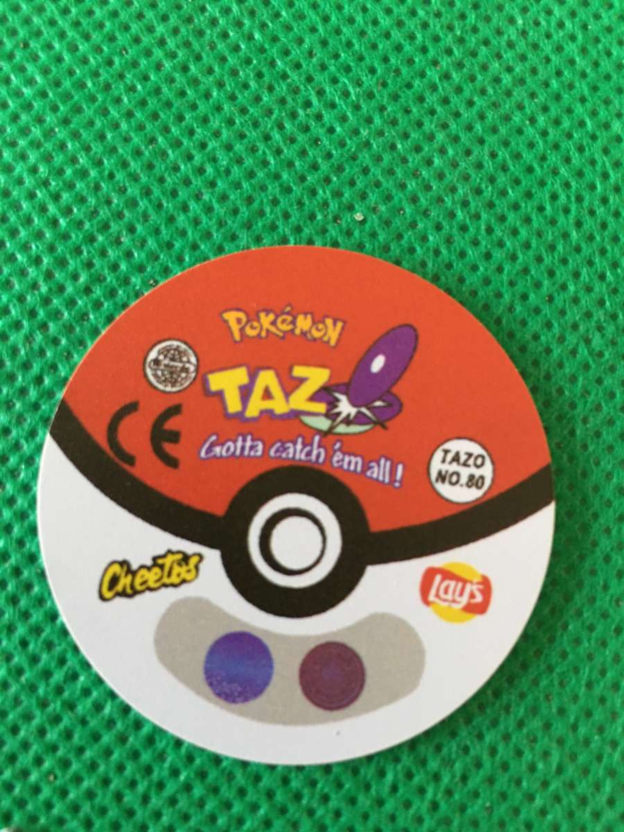POKEMON TAZO RELEASED BY NINTENDO  AROUND THE 2000'S - CHEETOS / LAYS -NO. 80 - SLOWBRO