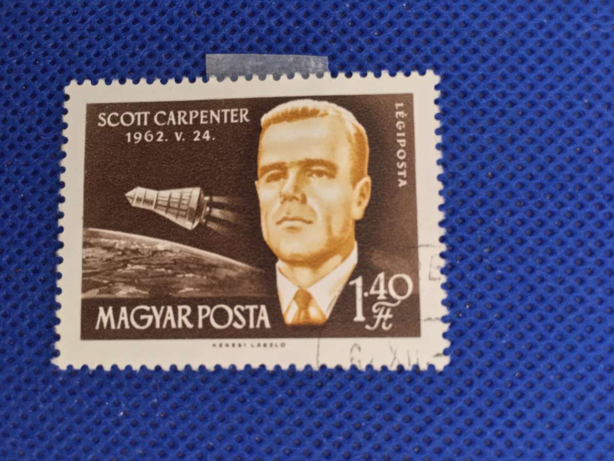 HUNGARY  STAMPS ASTRONAUTS - 4 USED STAMPS