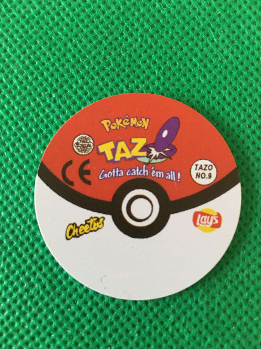 POKEMON TAZO RELEASED BY NINTENDO  AROUND THE 2000'S - CHEETOS / LAYS -NO. 9 - GARY