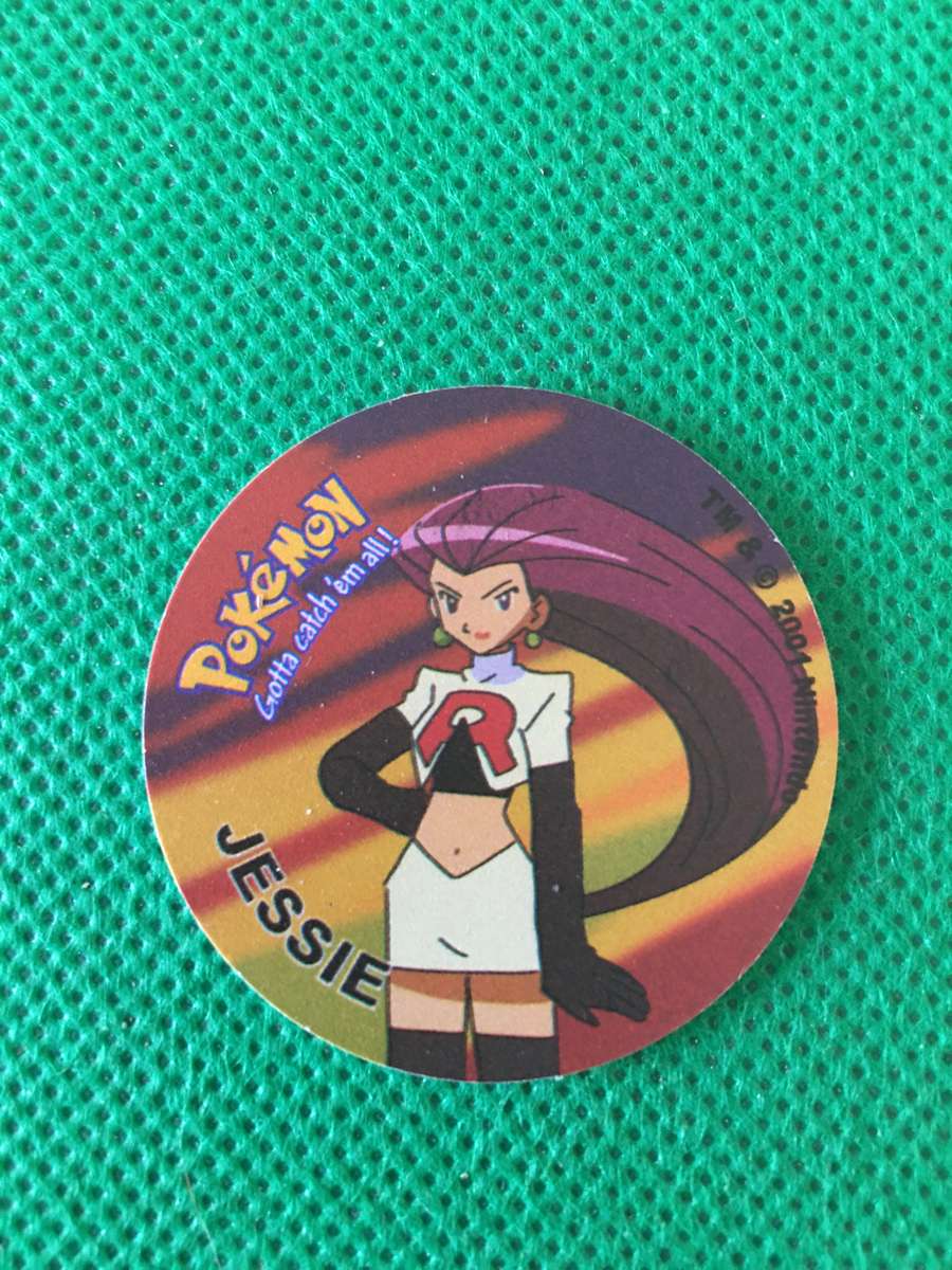 POKEMON TAZO RELEASED BY NINTENDO  AROUND THE 2000'S - CHEETOS / LAYS -NO. 6 - JESSIE