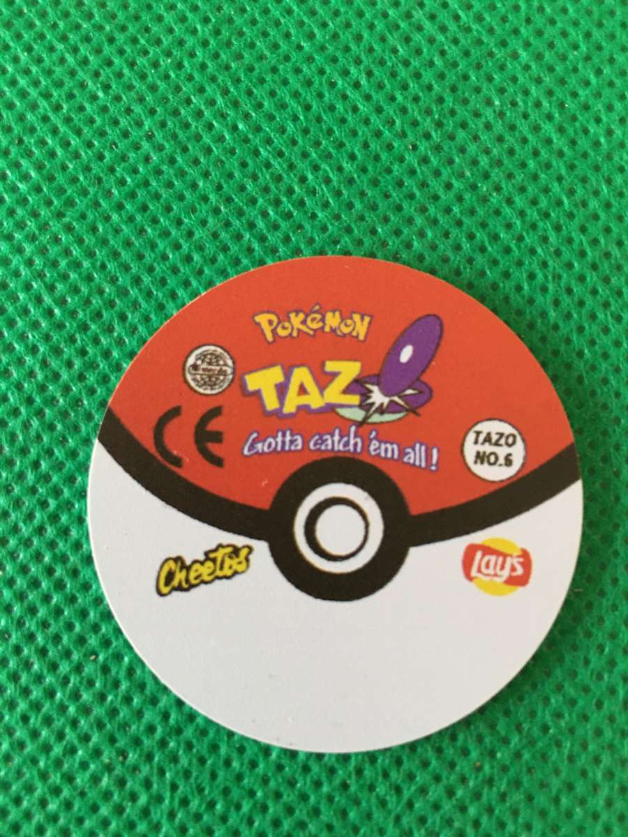 POKEMON TAZO RELEASED BY NINTENDO  AROUND THE 2000'S - CHEETOS / LAYS -NO. 6 - JESSIE