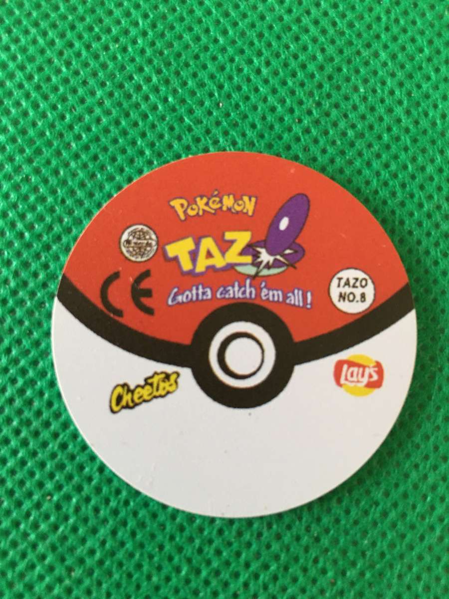 POKEMON TAZO RELEASED BY NINTENDO  AROUND THE 2000'S - CHEETOS / LAYS -NO. 8 - PROFESSOR OAK
