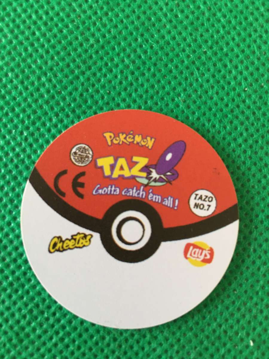 POKEMON TAZO RELEASED BY NINTENDO  AROUND THE 2000'S - CHEETOS / LAYS -NO. 7 - JAMES