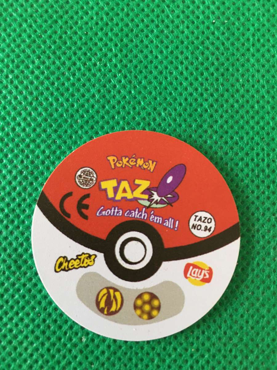 POKEMON TAZO RELEASED BY NINTENDO  AROUND THE 2000'S - CHEETOS / LAYS -NO. 94 - GENGAR