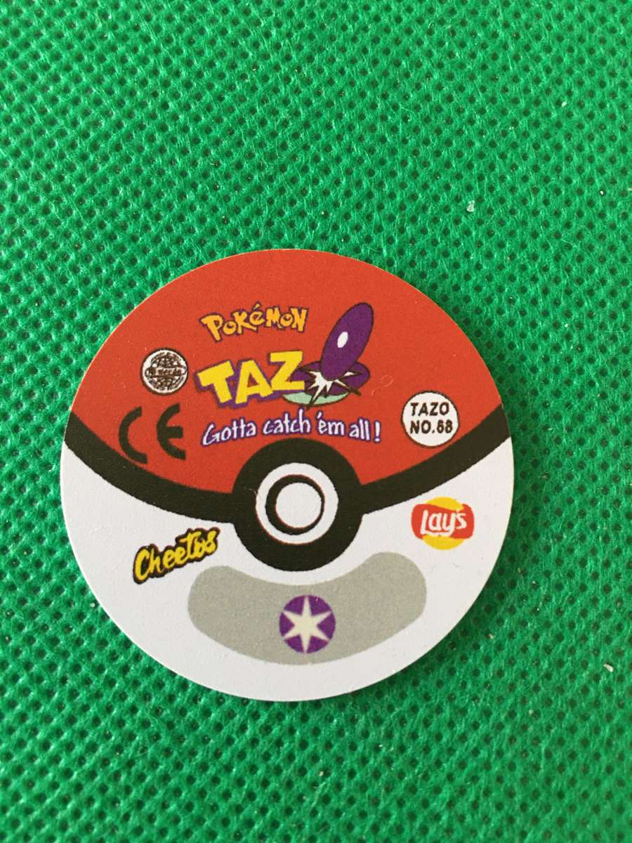 POKEMON TAZO RELEASED BY NINTENDO  AROUND THE 2000'S - CHEETOS / LAYS -NO. 68 - MACHAMP