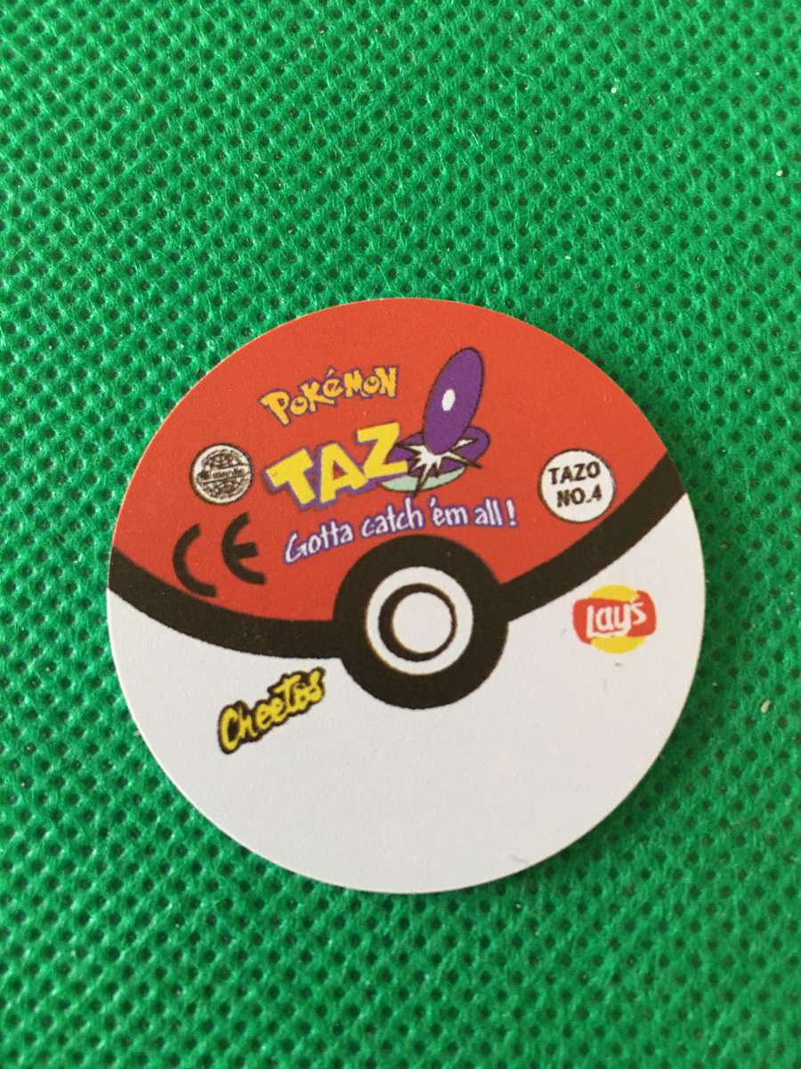POKEMON TAZO RELEASED BY NINTENDO  AROUND THE 2000'S - CHEETOS / LAYS -NO. 4 - JENNY